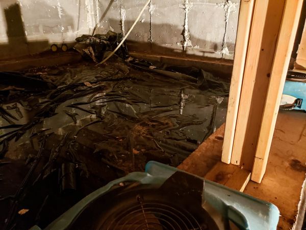 Crawlspace Water Cleanup in Glen Allen